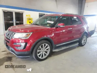 2016 Ford Explorer Limited with VIN 1FM5K8F81GGC55359, listed as a Copart auction lot 53276965 with 45,047 mi miles and Salvage Title. Bid and sale history available at carsss.com. Image 1.