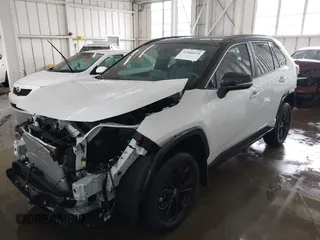 2024 Toyota RAV4 Hybrid XSE with VIN 4T3E6RFV9RU169387, listed as a IAAI auction lot 41566024 with 1,701 mi miles. Bid and sale history available at carsss.com. Image 2.