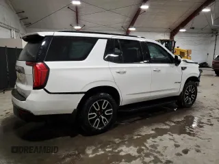 2021 GMC Yukon AT4 with VIN 1GKS2CKD7MR161312, listed as a Copart auction lot 48608455 with 0 mi miles and Non Repairable. Bid and sale history available at carsss.com. Image 3.