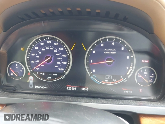 2013 BMW 7 Series 750Li with VIN WBAYE8C55DDS16013, listed as a IAAI auction lot 42709519 with 123,405 mi miles and . Bid and sale history available at DreamBid. Image 7.