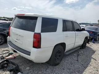 2016 Chevrolet Tahoe Commercial with VIN 1GNSKDEC9GR351547, listed as a Copart auction lot 70412524 with 130,010 mi miles and Clean Title. Bid and sale history available at carsss.com. Image 3.