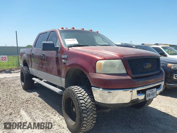 2006 Ford F-150 XLT with VIN 1FTRW14W46FB39287, listed as a IAAI auction lot 41991986 with 314,582 mi miles. Bid and sale history available at carsss.com. Image 1.