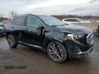 2019 GMC Terrain Denali with VIN 3GKALXEX5KL253318, listed as a Copart auction lot 47056985 with 85,429 mi miles and Salvage Title. Bid and sale history available at DreamBid. Image 4.
