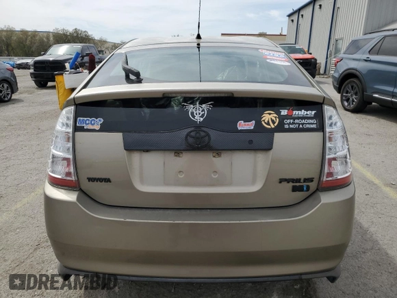 2008 Toyota Prius with VIN JTDKB20U083383966, listed as a Copart auction lot 52203675 with 251,762 mi miles and Salvage Title. Bid and sale history available at carsss.com. Image 6.