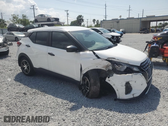 2021 Nissan Kicks S with VIN 3N1CP5BVXML565611, listed as a Copart auction lot 50299355 with 22,560 mi miles and Non Repairable. Bid and sale history available at DreamBid. Image 4.