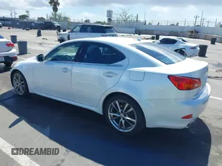 2008 Lexus IS 250 with VIN JTHBK262682064632, listed as a IAAI auction lot 41791958 with 83,184 mi miles. Bid and sale history available at carsss.com. Image 3.