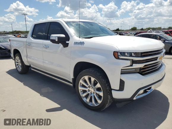 2020 Chevrolet Silverado 1500 High Country with VIN 1GCUYHEL9LZ377390, listed as a Copart auction lot 63809684 with 0 mi miles and Clean Title. Bid and sale history available at carsss.com. Image 4.