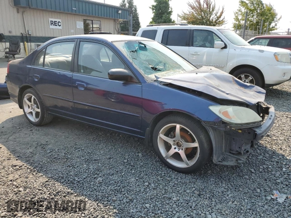 2004 Honda Civic LX with VIN 2HGES15554H516769, listed as a Copart auction lot 68873934 with 127,908 mi miles and Salvage Title. Bid and sale history available at carsss.com. Image 4.