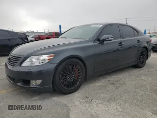 2010 Lexus LS 460 with VIN JTHBL5EF6A5097444, listed as a Copart auction lot 60158115 with 165,130 mi miles and Salvage title. Bid and sale history available at DreamBid. Image 1.