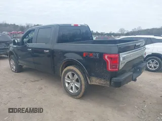 2015 Ford F-150 XLT with VIN 1FTEW1EG4FFC91835, listed as a IAAI auction lot 41585505 with 142,702 mi miles. Bid and sale history available at carsss.com. Image 3.