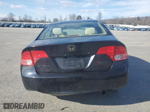 2006 Honda Civic LX with VIN 2HGFA16556H509538, listed as a Copart auction lot 45809795 with Not Provided miles and Salvage Title. Bid and sale history available at DreamBid. Image 6.