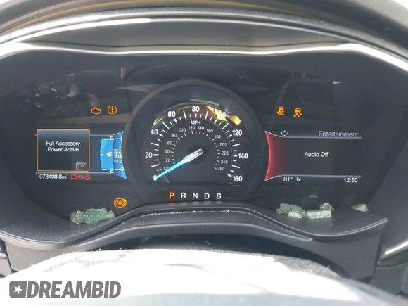 2019 Ford Fusion Titanium with VIN 3FA6P0D93KR124299, listed as a IAAI auction lot 40182478 with 73,408 mi miles. Bid and sale history available at carsss.com. Image 7.