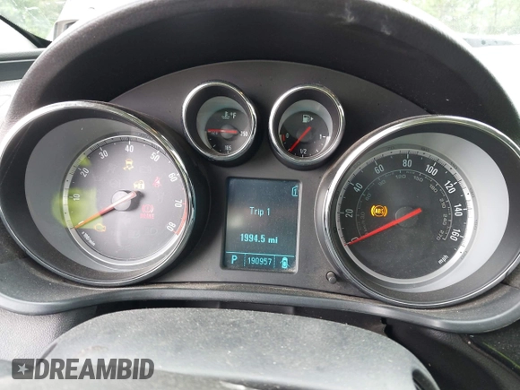 2011 Buick Regal with VIN 2G4G05GV1B9191087, listed as a IAAI auction lot 42109567 with 190,957 mi miles and . Bid and sale history available at DreamBid. Image 7.