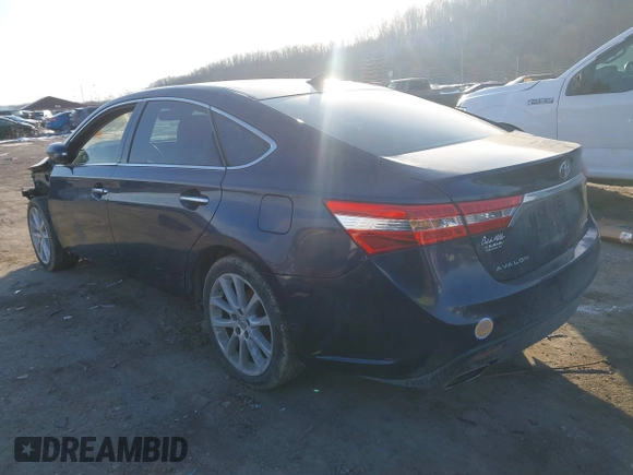 2014 Toyota Avalon Limited with VIN 4T1BK1EB9EU090599, listed as a IAAI auction lot 41585396 with 81,315 mi miles and . Bid and sale history available at DreamBid. Image 3.