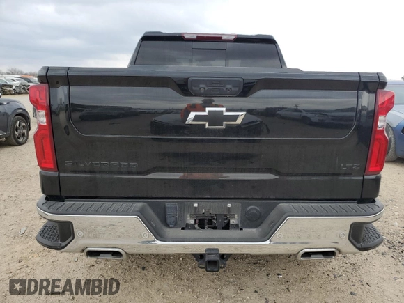 2023 Chevrolet Silverado 1500 LTZ with VIN 3GCUDGE87PG265517, listed as a Copart auction lot 47060915 with 26,075 mi miles and Salvage Title. Bid and sale history available at carsss.com. Image 6.