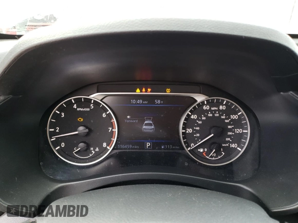 2019 Nissan Altima S with VIN 1N4BL4BV8KC137629, listed as a Copart auction lot 52971625 with 116,459 mi miles and Salvage Title. Bid and sale history available at DreamBid. Image 9.