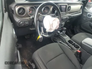 2020 Jeep Wrangler Sport S with VIN 1C4GJXAN7LW343890, listed as a Copart auction lot 63363335 with 74,179 mi miles and Salvage title. Bid and sale history available at DreamBid. Image 8.