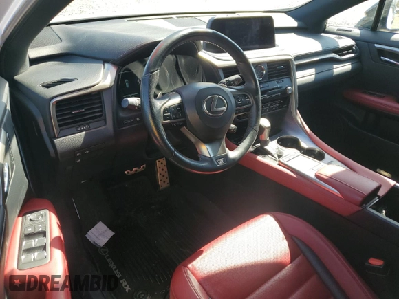 2022 Lexus RX with VIN 2T2SZMDA7NC324175, listed as a Copart auction lot 49082095 with 90,511 mi miles and Salvage Title. Bid and sale history available at carsss.com. Image 8.