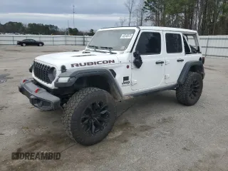 2024 Jeep Wrangler Rubicon with VIN 1C4PJXFG6RW345620, listed as a Copart auction lot 48240875 with 16,778 mi miles and Salvage Title. Bid and sale history available at DreamBid. Image 1.