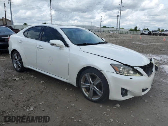 2012 Lexus IS 350 z VIN JTHBE5C24C5030273, wystawiony jako Copart lot #56987965 z przebiegiem 106 957 mil mil oraz Szkoda całkowita • Salvage title. Historia ofert i sprzedaży dostępna na DreamBid. Obrazek 4.