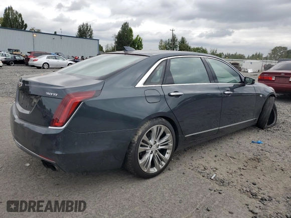 2018 Cadillac CT6 Sport AWD z VIN 1G6KP5R68JU129433, wystawiony jako Copart lot #65860664 z przebiegiem 48 227 mil mil oraz Szkoda całkowita • Salvage title. Historia ofert i sprzedaży dostępna na DreamBid. Obrazek 3.