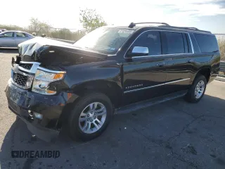 2018 Chevrolet Suburban LT with VIN 1GNSKHKC4JR111504, listed as a Copart auction lot 61024485 with 84,039 mi miles and Salvage title. Bid and sale history available at DreamBid. Image 1.