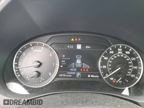 2021 Infiniti QX50 Essential с VIN 3PCAJ5CA9MF103783, выставлен на аукционе Copart как лот 59721925 с пробегом 43 701 миль миль и Чистый • Clean title. История ставок и продаж доступна на DreamBid. Изображение 9.