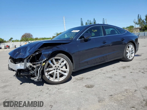 2021 Audi A7 Premium Plus with VIN WAUR2AF26MN025474, listed as a Copart auction lot 49364094 with 41,434 mi miles. Bid and sale history available at carsss.com. Image 1.