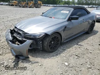 2023 BMW M4 Competition xDrive with VIN WBS33BA07PCL63105, listed as a Copart auction lot 62775125 with 39,958 mi miles and Salvage title. Bid and sale history available at DreamBid. Image 1.