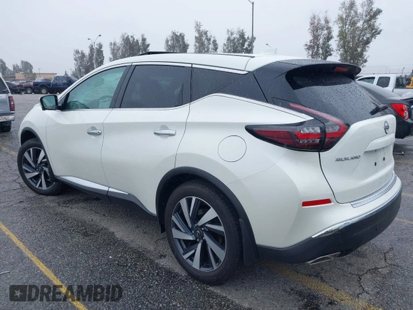 2024 Nissan Murano SL with VIN 5N1AZ2CJ1RC125963, listed as a IAAI auction lot 41809276 with 4,626 mi miles. Bid and sale history available at carsss.com. Image 3.