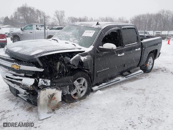 2012 Chevrolet Silverado 1500 LT with VIN 3GCPKSE77CG273494, listed as a IAAI auction lot 41572875 with 1 mi miles. Bid and sale history available at carsss.com. Image 2.