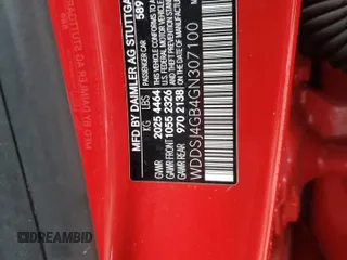 2016 Mercedes-Benz CLA 250 with VIN WDDSJ4GB4GN307100, listed as a Copart auction lot 38758044 with Not Provided miles and . Bid and sale history available at DreamBid. Image 12.