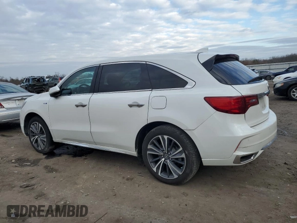 2020 Acura MDX Sport Hybrid w/Technology Pkg with VIN 5J8YD7H59LL001930, listed as a Copart auction lot 85849074 with 0 mi miles and Salvage Title. Bid and sale history available at carsss.com. Image 2.