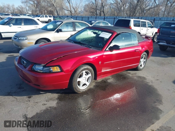 2003 Ford Mustang Deluxe with VIN 1FAFP44403F383522, listed as a IAAI auction lot 41955227 with 166,713 mi miles and . Bid and sale history available at DreamBid. Image 2.