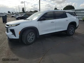2024 Chevrolet Traverse FWD LS with VIN 1GNEREKS1RJ184452, listed as a Copart auction lot 86651994 with 2,677 mi miles and Salvage Title. Bid and sale history available at carsss.com. Image 1.