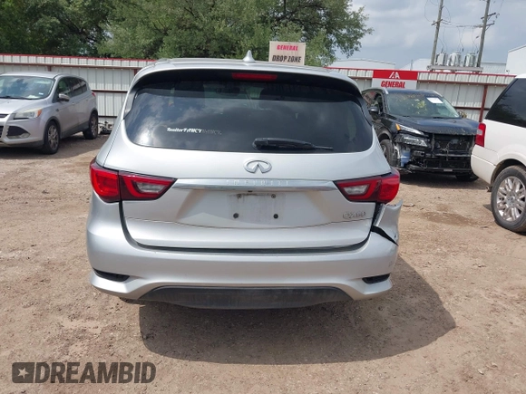 2019 Infiniti QX60 Luxe with VIN 5N1DL0MN0KC511333, listed as a IAAI auction lot 42070088 with 117,796 mi miles and . Bid and sale history available at DreamBid. Image 16.