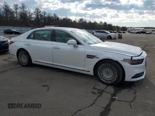 2020 Genesis G90 5.0L Ultimate with VIN KMTF54PHXLU078198, listed as a Copart auction lot 87916815 with 34,510 mi miles and Salvage Title. Bid and sale history available at carsss.com. Image 4.