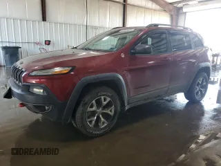 2015 Jeep Cherokee Trailhawk z VIN 1C4PJMBB7FW500180, wystawiony jako Copart lot #62385655 z przebiegiem 88 137 mil mil oraz Szkoda całkowita • Salvage title. Historia ofert i sprzedaży dostępna na DreamBid. Obrazek 1.