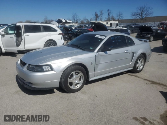 2003 Ford Mustang Standard with VIN 1FAFP40433F439751, listed as a Copart auction lot 49874425 with 87,098 mi miles and Salvage Title. Bid and sale history available at carsss.com. Image 1.