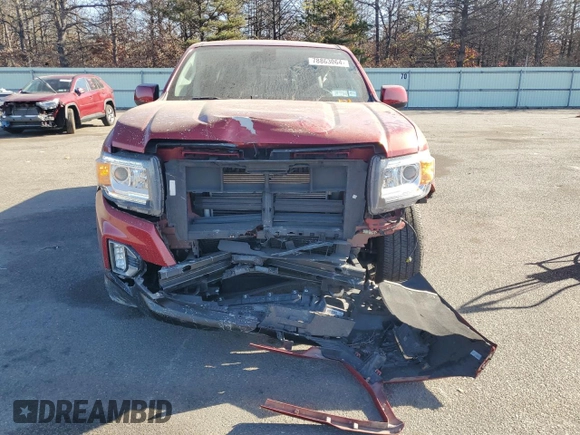 2021 GMC Canyon 4WD Elevation with VIN 1GTG6CENXM1199481, listed as a Copart auction lot 78863064 with 59,903 mi miles and Salvage Title. Bid and sale history available at carsss.com. Image 5.