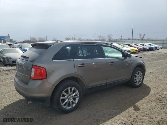 2014 Ford Edge Limited with VIN 2FMDK4KCXEBA93606, listed as a Copart auction lot 49056205 with 127,562 mi miles and Salvage Title. Bid and sale history available at carsss.com. Image 3.