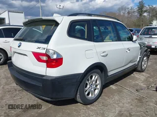 2004 BMW X3 2.5i with VIN WBXPA73404WC36868, listed as a IAAI auction lot 41835216 with 117,991 mi miles. Bid and sale history available at carsss.com. Image 4.