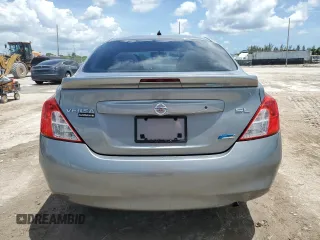 2013 Nissan Versa SV with VIN 3N1CN7AP8DL887524, listed as a Copart auction lot 61594045 with 92,094 mi miles and Salvage title. Bid and sale history available at DreamBid. Image 6.