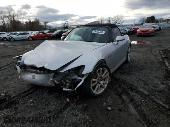 2004 Honda S2000 z VIN JHMAP21494T003284, wystawiony jako Copart lot #85004764 z przebiegiem 153 976 mil mil oraz Szkoda całkowita • Salvage title. Historia ofert i sprzedaży dostępna na DreamBid. Obrazek 1.