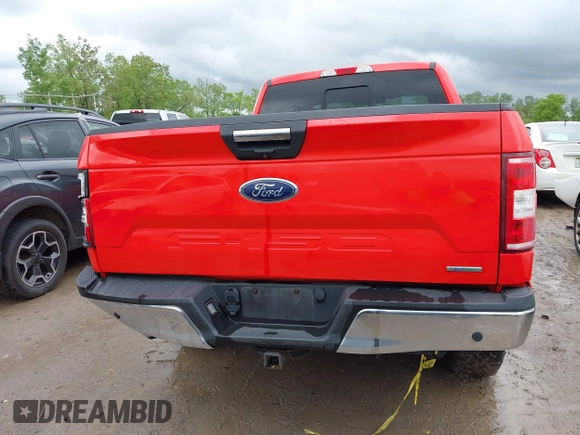 2018 Ford F-150 XL with VIN 1FTEX1EP6JFE63109, listed as a IAAI auction lot 42293426 with 55,516 mi miles and . Bid and sale history available at DreamBid. Image 16.