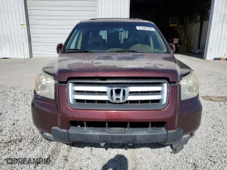 2007 Honda Pilot EX-L with VIN 5FNYF18577B021169, listed as a Copart auction lot 51504705 with 219,276 mi miles and Salvage Title. Bid and sale history available at carsss.com. Image 5.