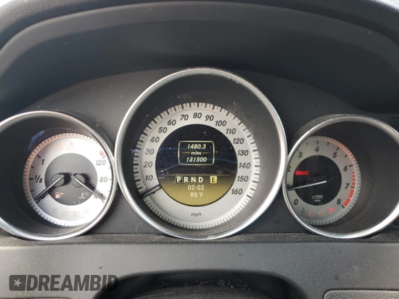 2012 Mercedes-Benz C 300 Sport with VIN WDDGF8BB7CR200079, listed as a Copart auction lot 61307535 with 131,500 mi miles and Clean title. Bid and sale history available at DreamBid. Image 9.