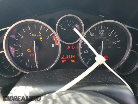 2010 Mazda MX-5 Miata Grand Touring with VIN JM1NC2FFXA0206089, listed as a Copart auction lot 76752674 with 212,584 mi miles and Salvage title. Bid and sale history available at DreamBid. Image 9.