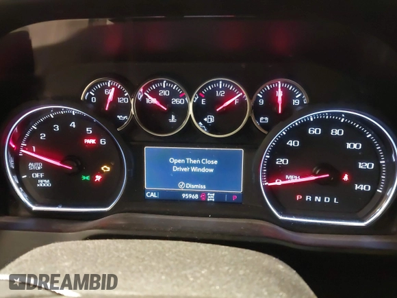2019 Chevrolet Silverado 1500 LT with VIN 3GCUYDED5KG205003, listed as a IAAI auction lot 41382417 with 95,968 mi miles. Bid and sale history available at carsss.com. Image 7.