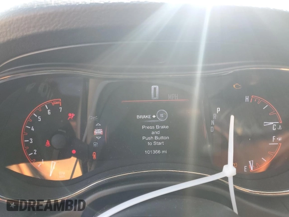 2020 Dodge Durango GT with VIN 1C4RDHDG7LC394584, listed as a Copart auction lot 46718595 with 101,366 mi miles and Salvage title. Bid and sale history available at DreamBid. Image 9.